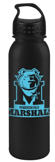 Garyline® Terrain Metalike Bottle - 24 oz. - Metal black